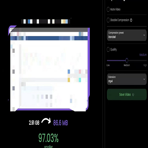 视频压缩软件 CompressO V1.3.0